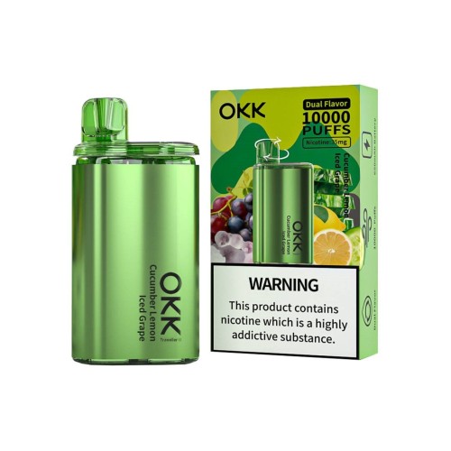 OKK - Traveller 2 - Cucumber Lemon & Iced Grape (10000 Puffs)